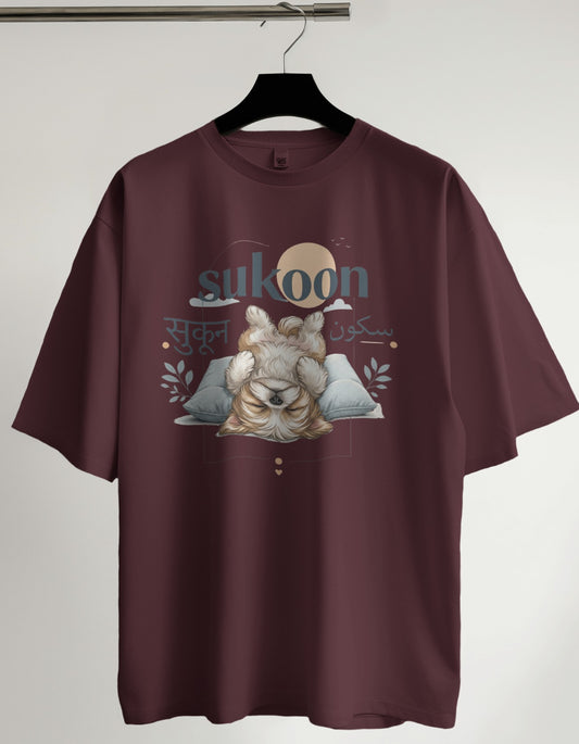 Sukoon Shih Tzu — Oversized Pet Parent T-Shirt