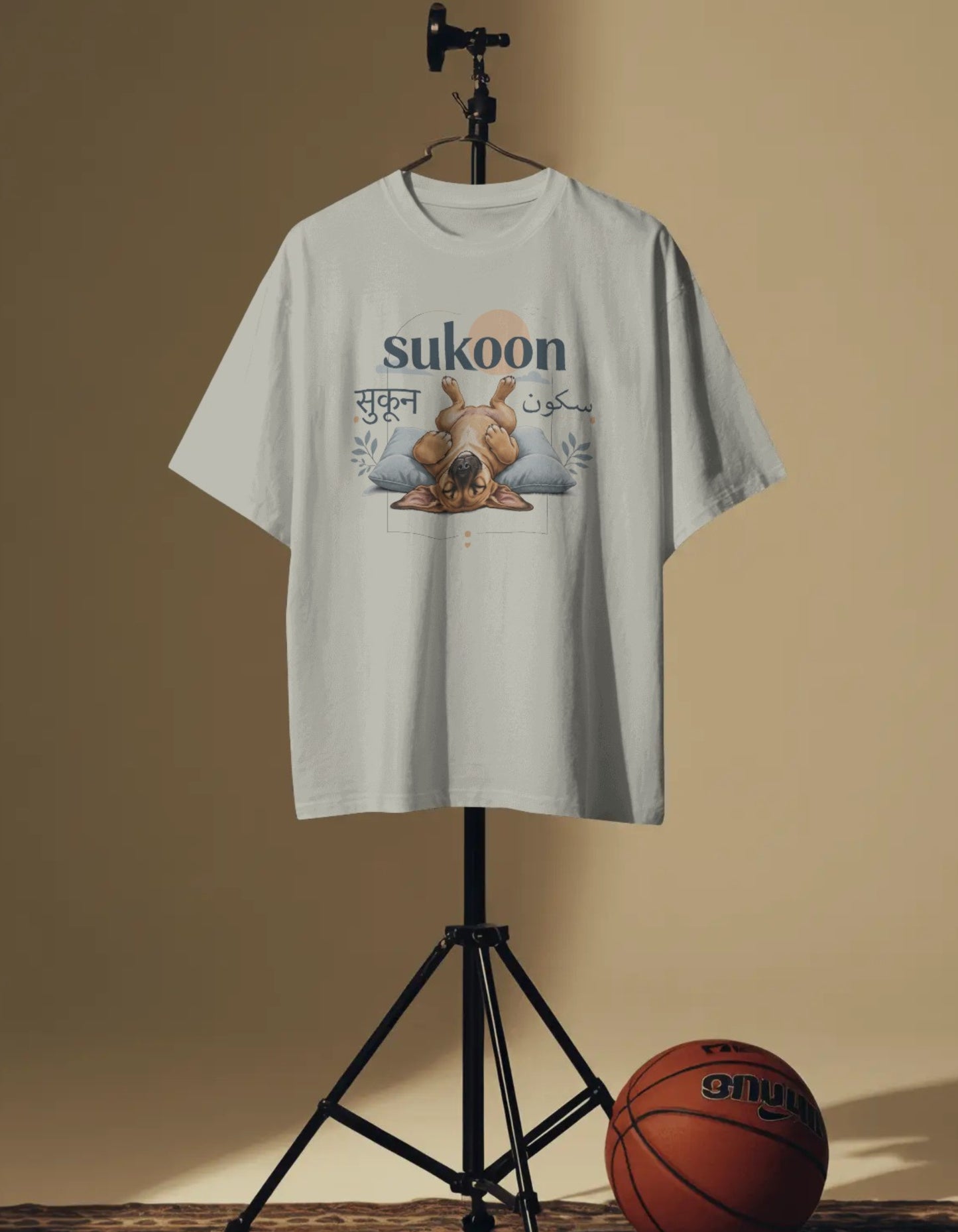 Sukoon Indian Pariah— Oversized Pet Parent T-shirt